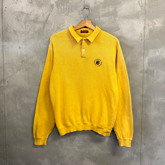 80's CHAPS RALPH LAUREN コットン セーター ポロシャツ