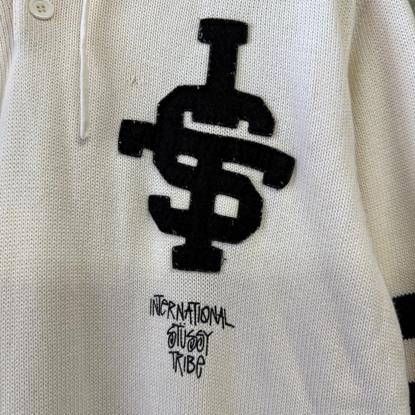 00's STUSSY コットン ニット パーカー ステューシー