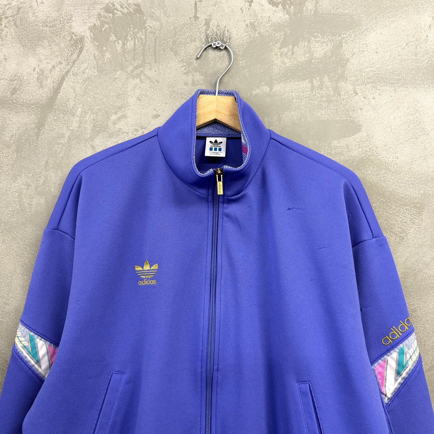 90's adidas トラックジャケット ジャージ デサント製