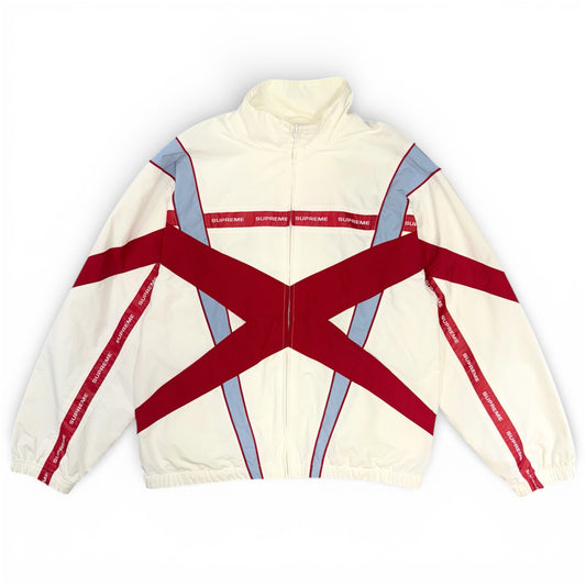 supreme 21SS Cross Paneled トラックジャケット