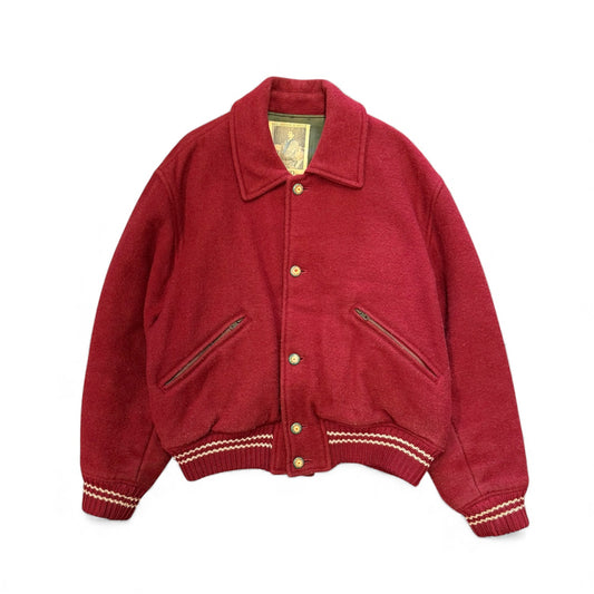 90's PACCINO ウール スタジャン ジャケット 短丈