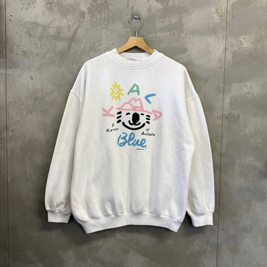80's KOALA BLUE スウェット トレーナー オーストラリア製 動物