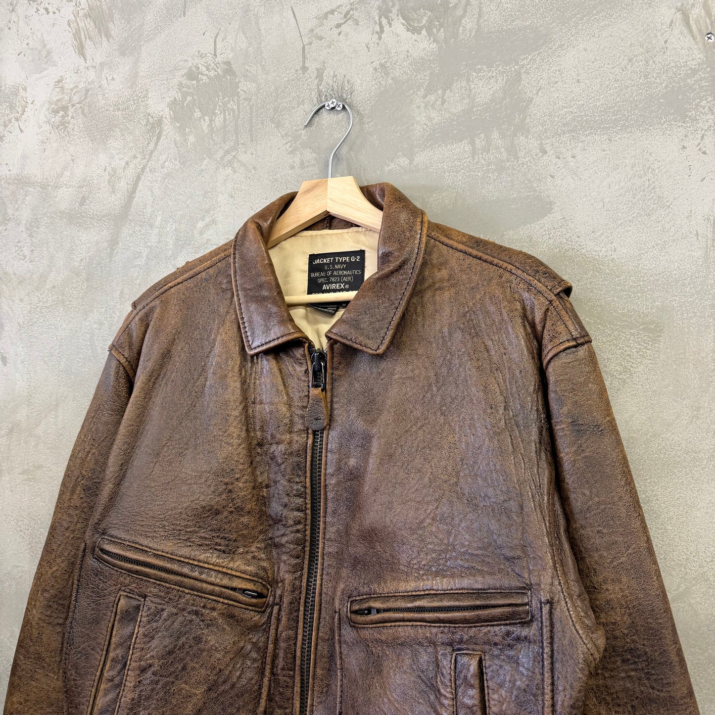 AVIREX G2 レザージャケット フライトジャケット