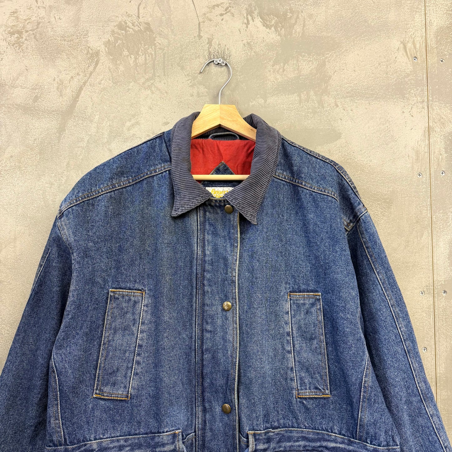 90's fingerhut fashions デニム カバーオール 中綿入り ハンティングジャケット