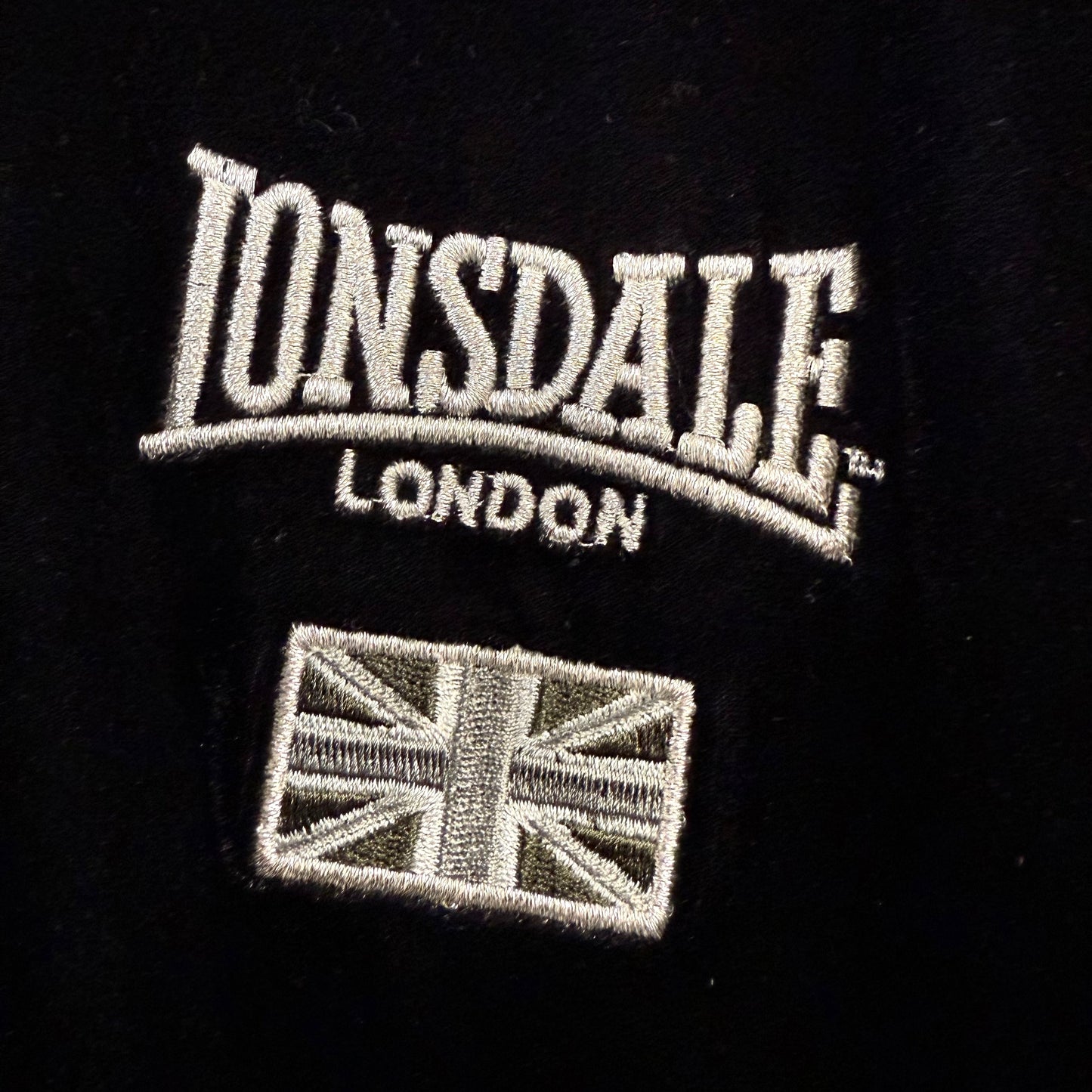 LONSDALE×メンズビギ ベロアトラックジャケット 刺繍 ロンズデール