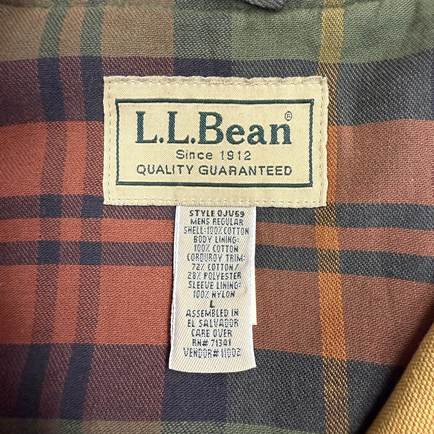 L.L.BEAN ハンティングジャケット カバーオール エルエルビーン