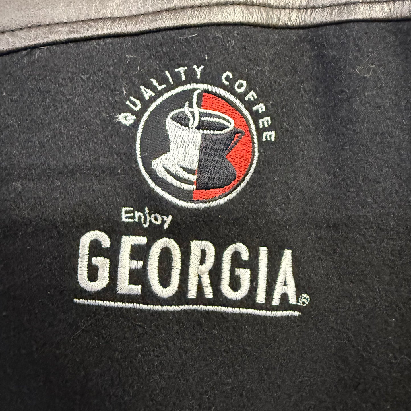 GEORGIA レザー スタジャン スタジアムジャケット 企業物