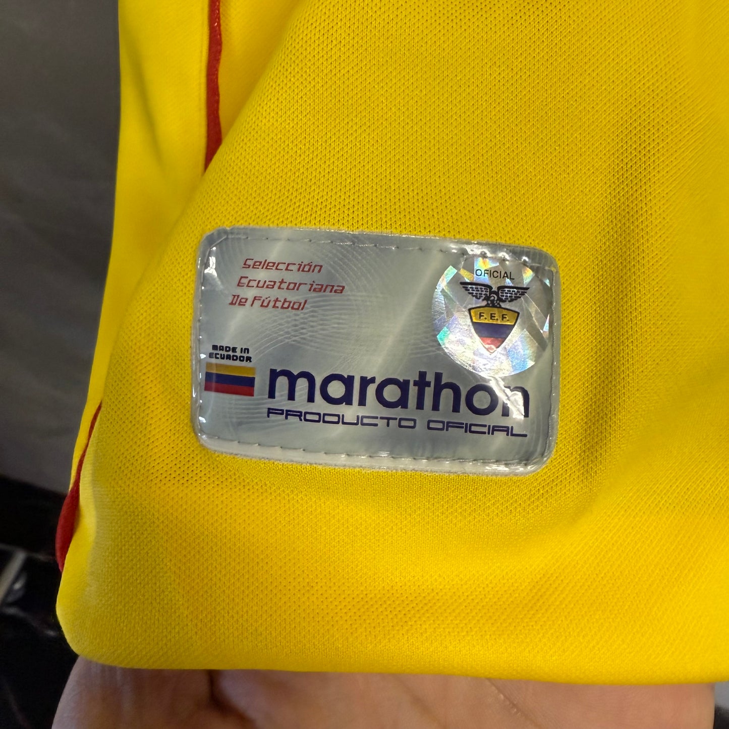 【新品】marathon エクアドル代表 ユニフォーム ゲームシャツ 2002年