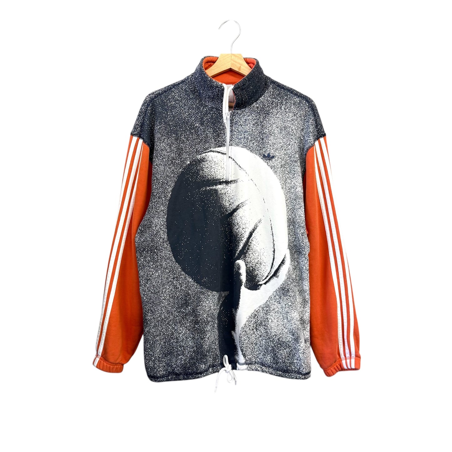 adidas バスケットボール ハーフジップ スウェット トレーナー アディダス