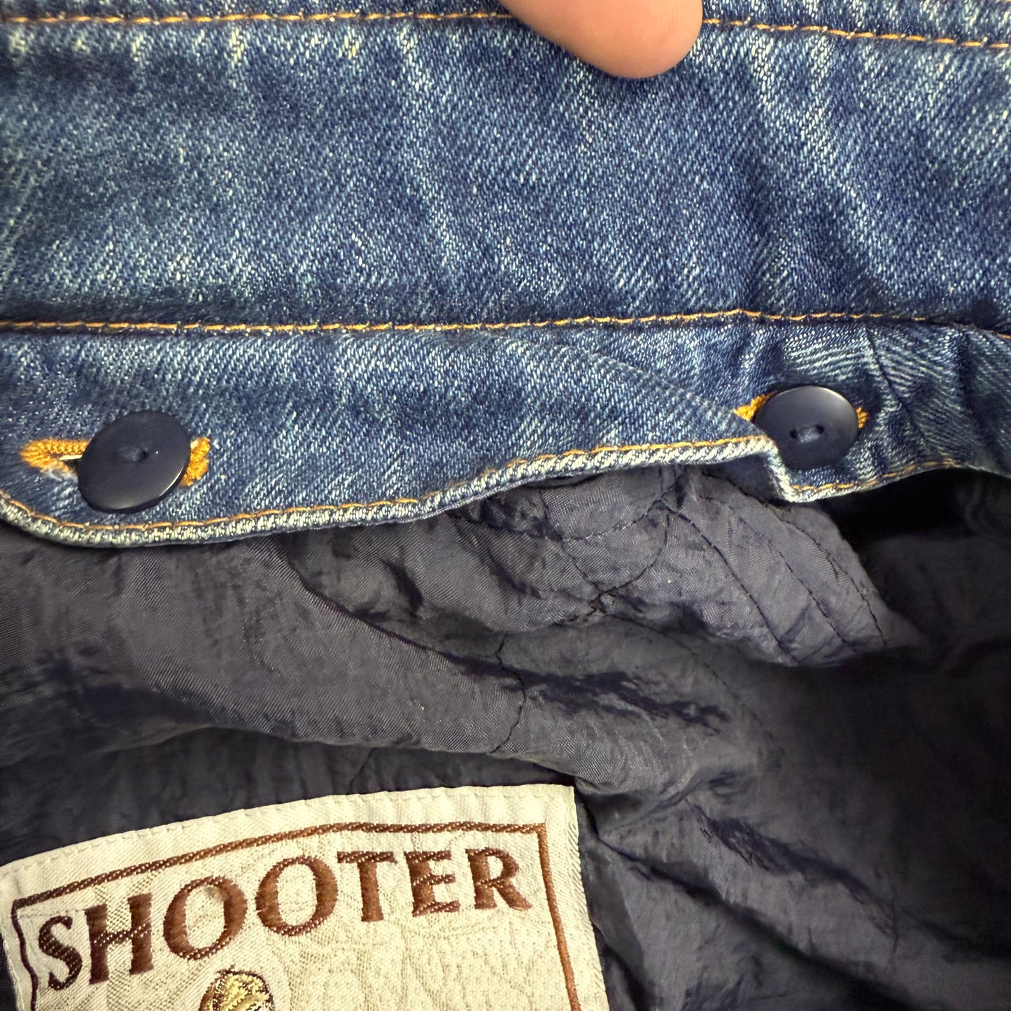 90's PIA SPORTS デニム ブルゾン ジャケット ライナー付き ピアスポーツ