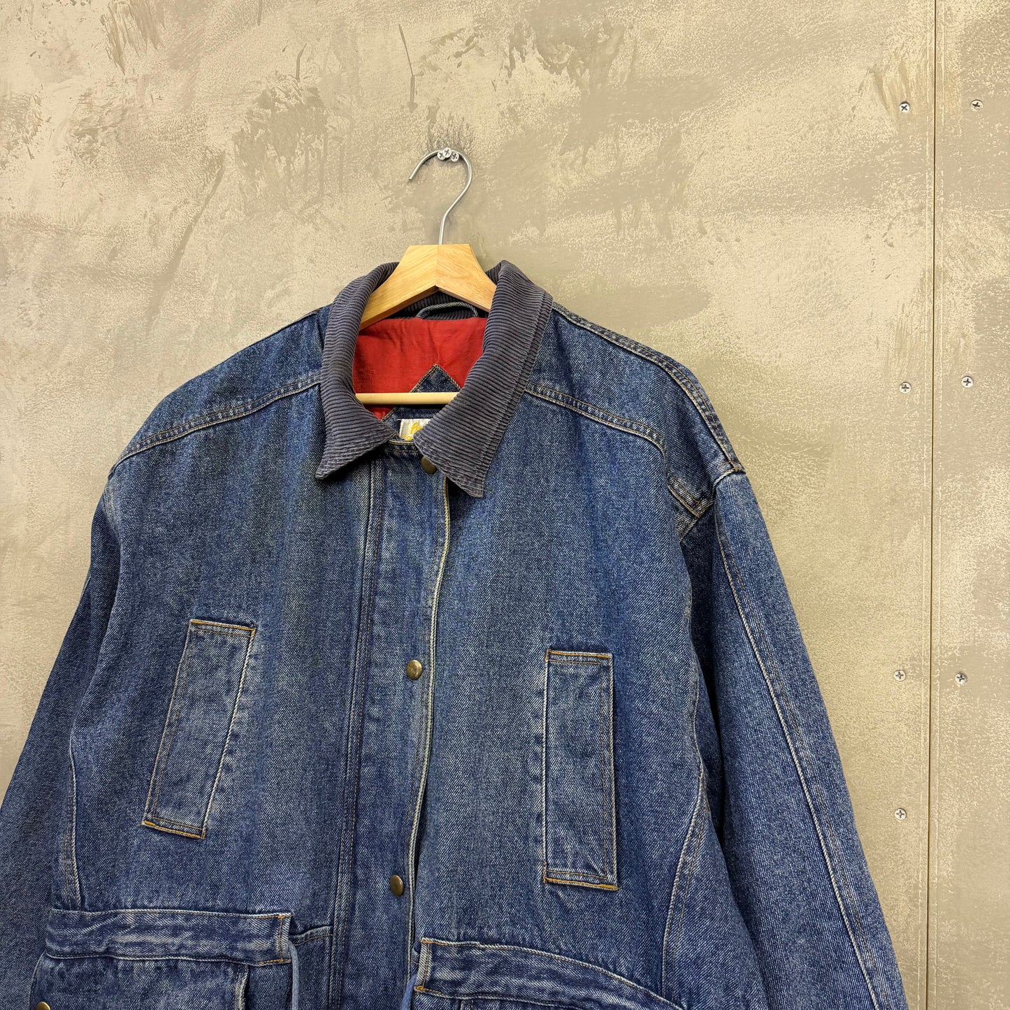 90's fingerhut fashions デニム カバーオール 中綿入り ハンティングジャケット