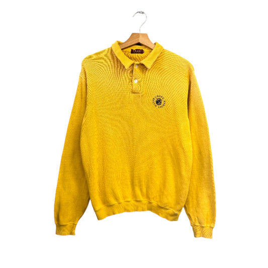 80's CHAPS RALPH LAUREN コットン セーター ポロシャツ