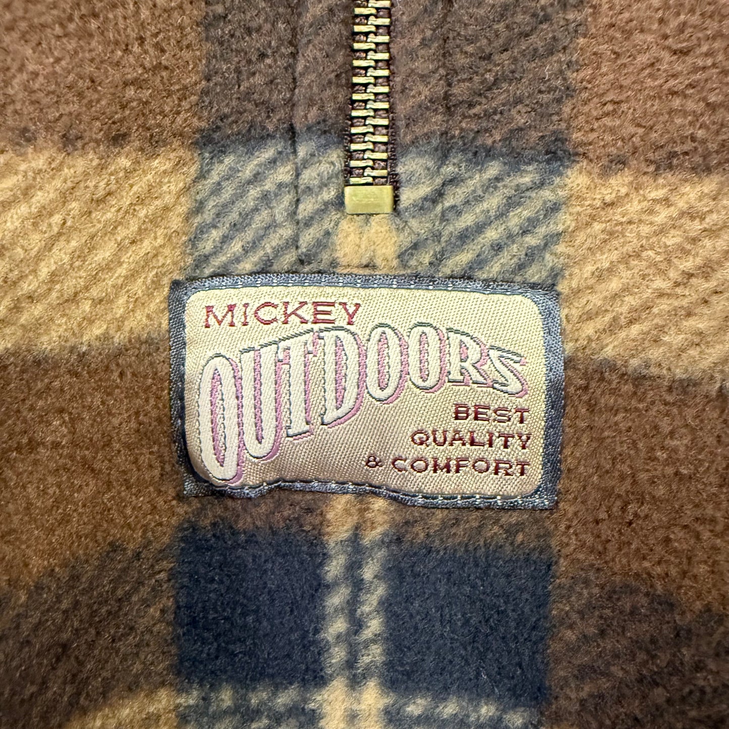 【新品】90's Disney store ハーフジップ フリース