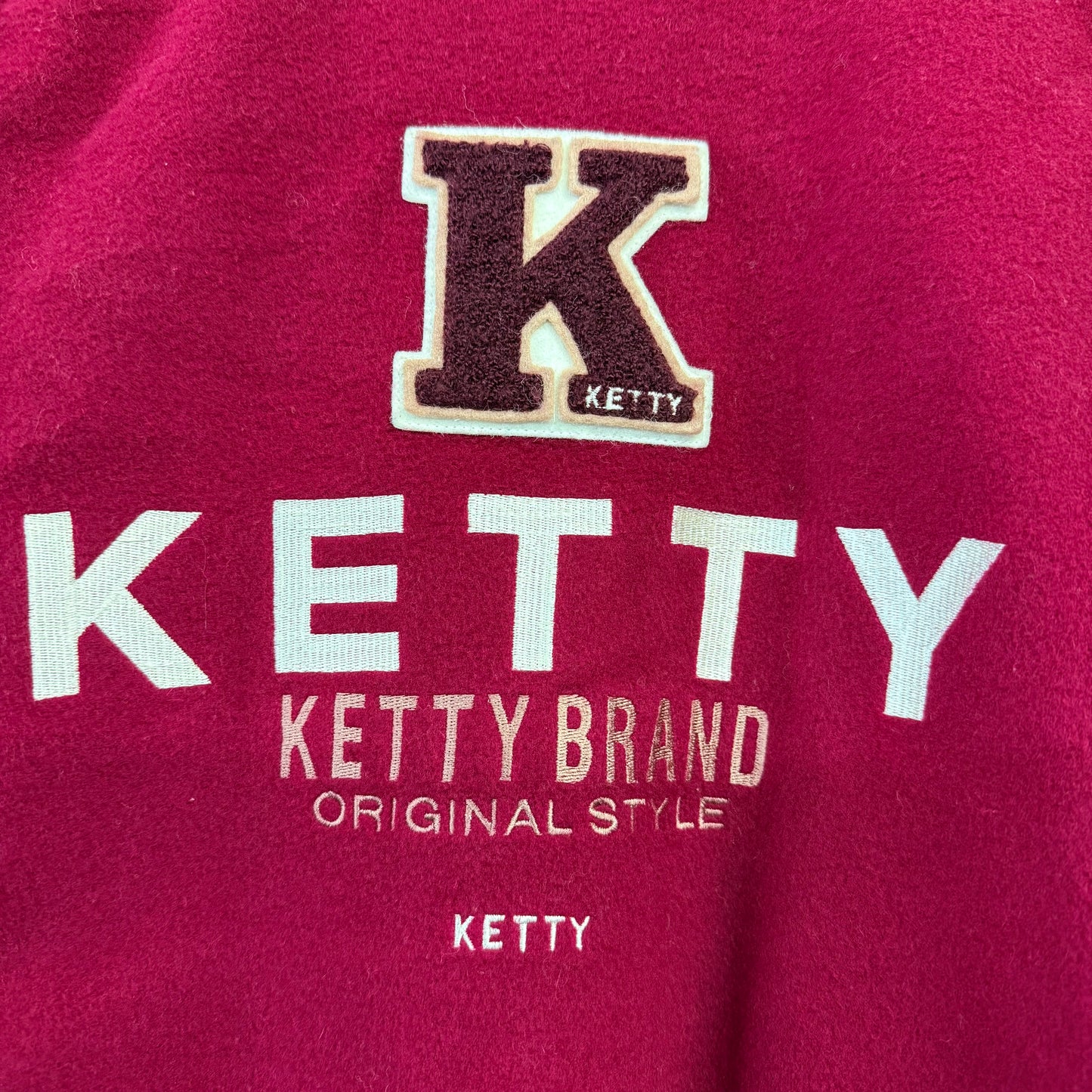 KETTY ウールレザー スタジャン スタジアムジャケット 牛革 ケティ