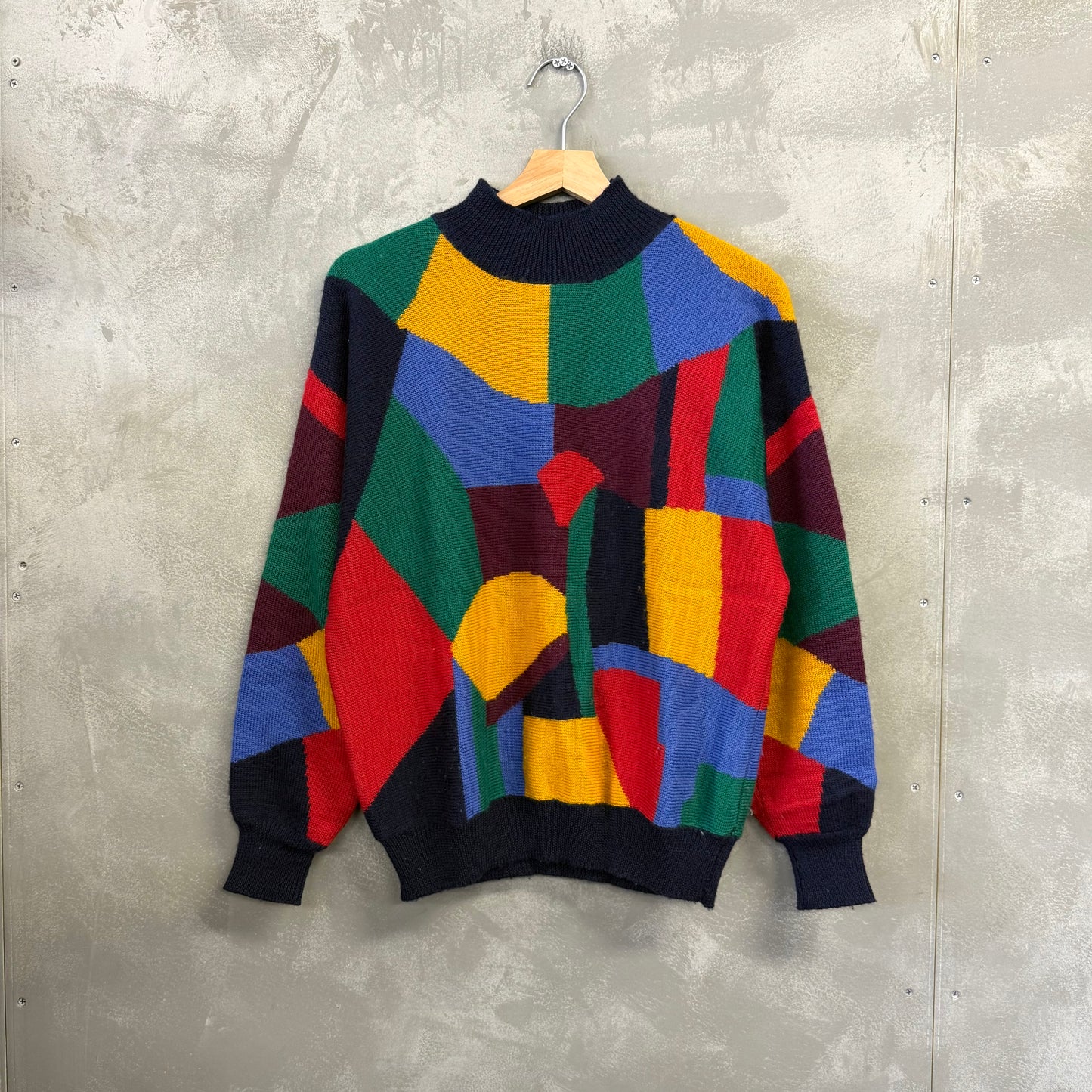 LES HALLES マルチカラー ウール セーター レアール