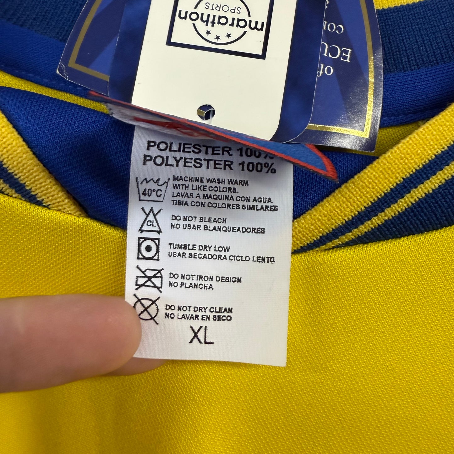 【新品】marathon エクアドル代表 ユニフォーム ゲームシャツ 2002年