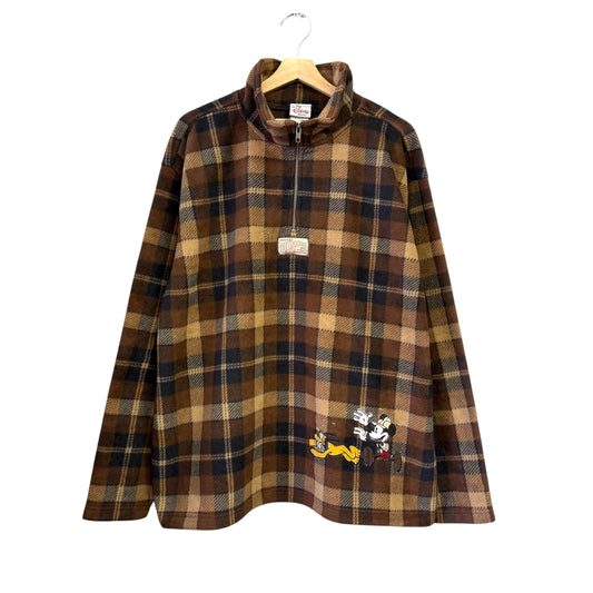 【新品】90's Disney store ハーフジップ フリース