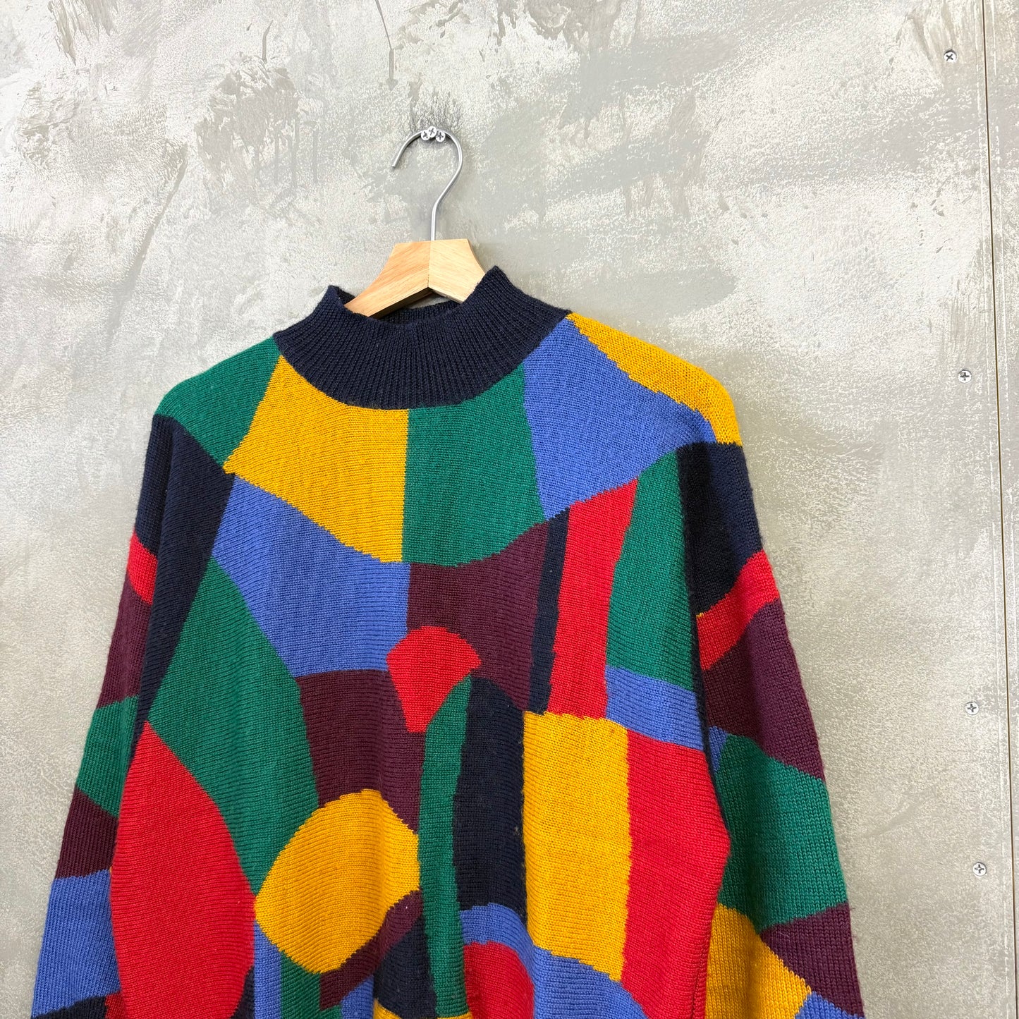 LES HALLES マルチカラー ウール セーター レアール