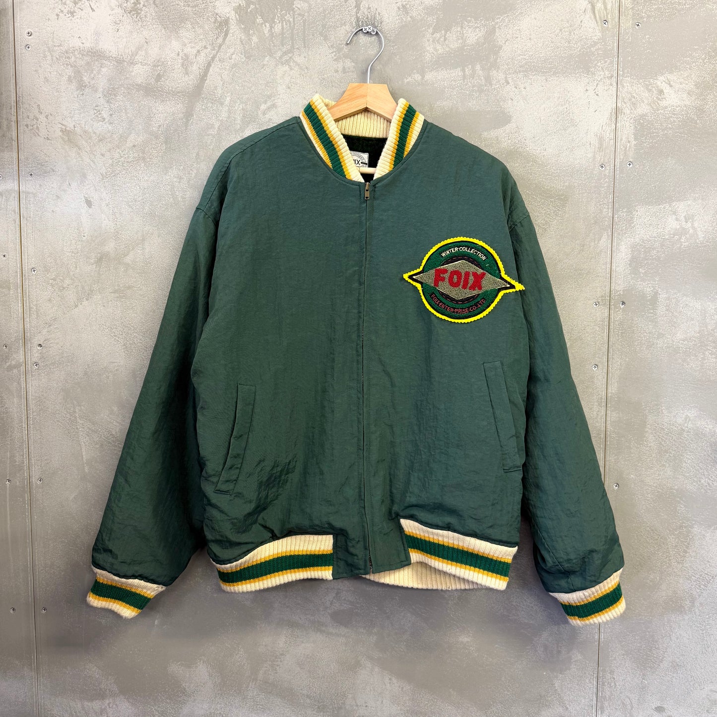 FOIX スタジャン 裏起毛 ジャケット