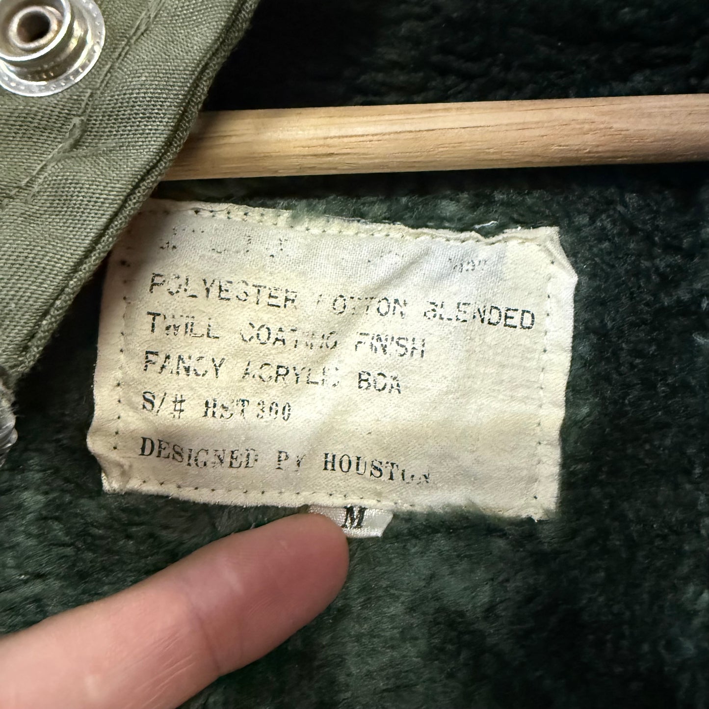 Houston モッズコート ボアライナー付き ヒューストン