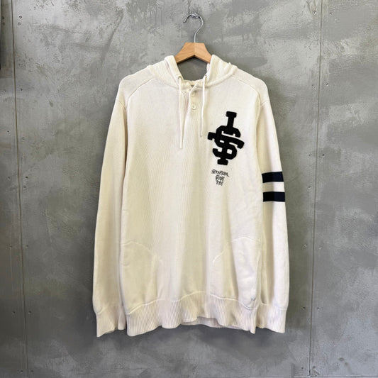 00's STUSSY コットン ニット パーカー ステューシー