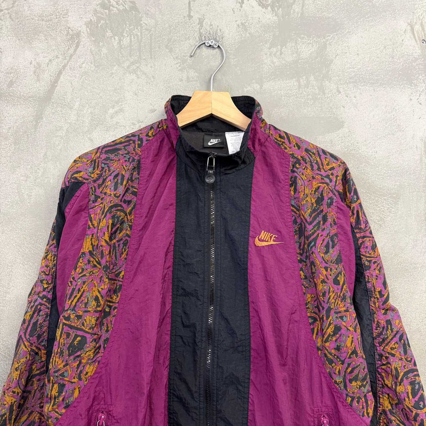 90's NIKE ナイロンジャケット クレイジーパターン