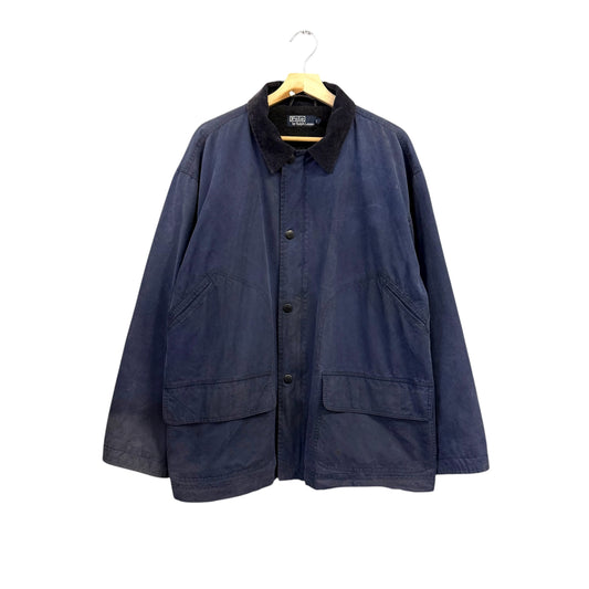 90's POLO by RALPH LAUREN オイルドジャケット コーデュロイ襟