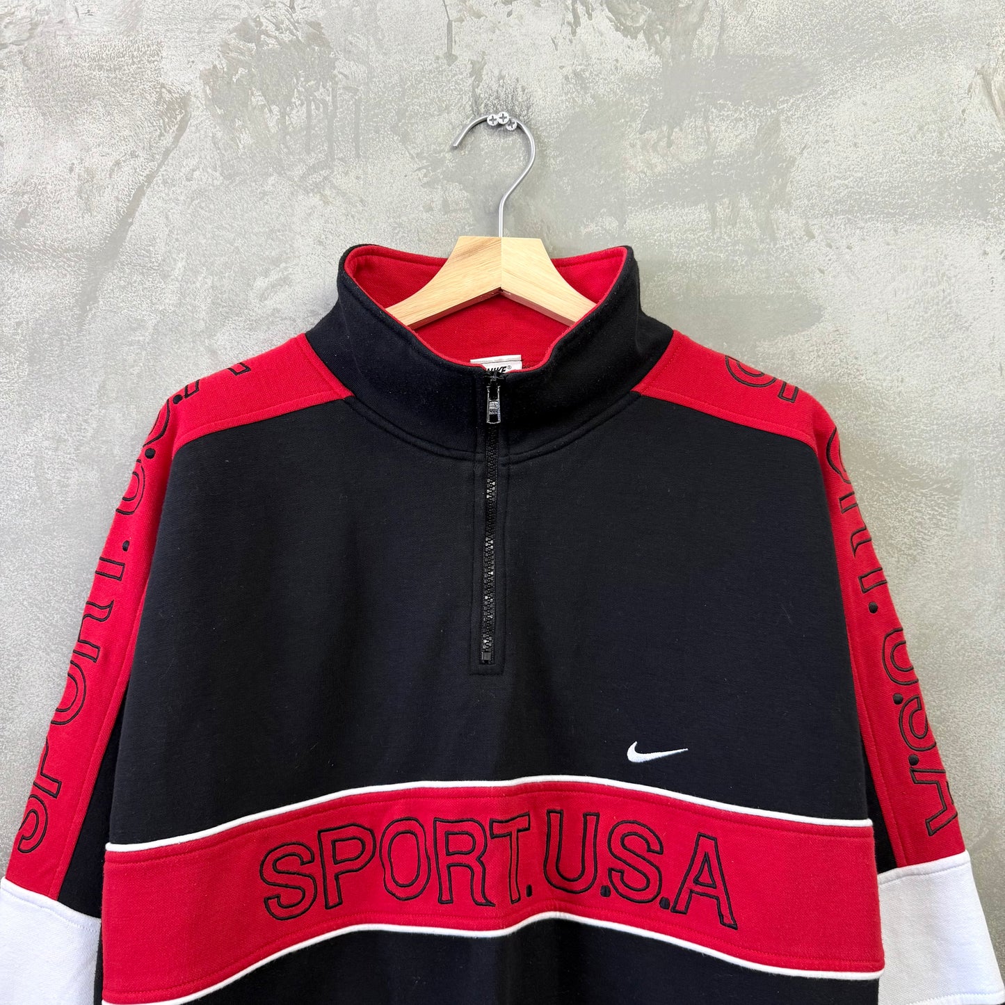 90's NIKE ハーフジップ スウェット トレーナー ナイキ