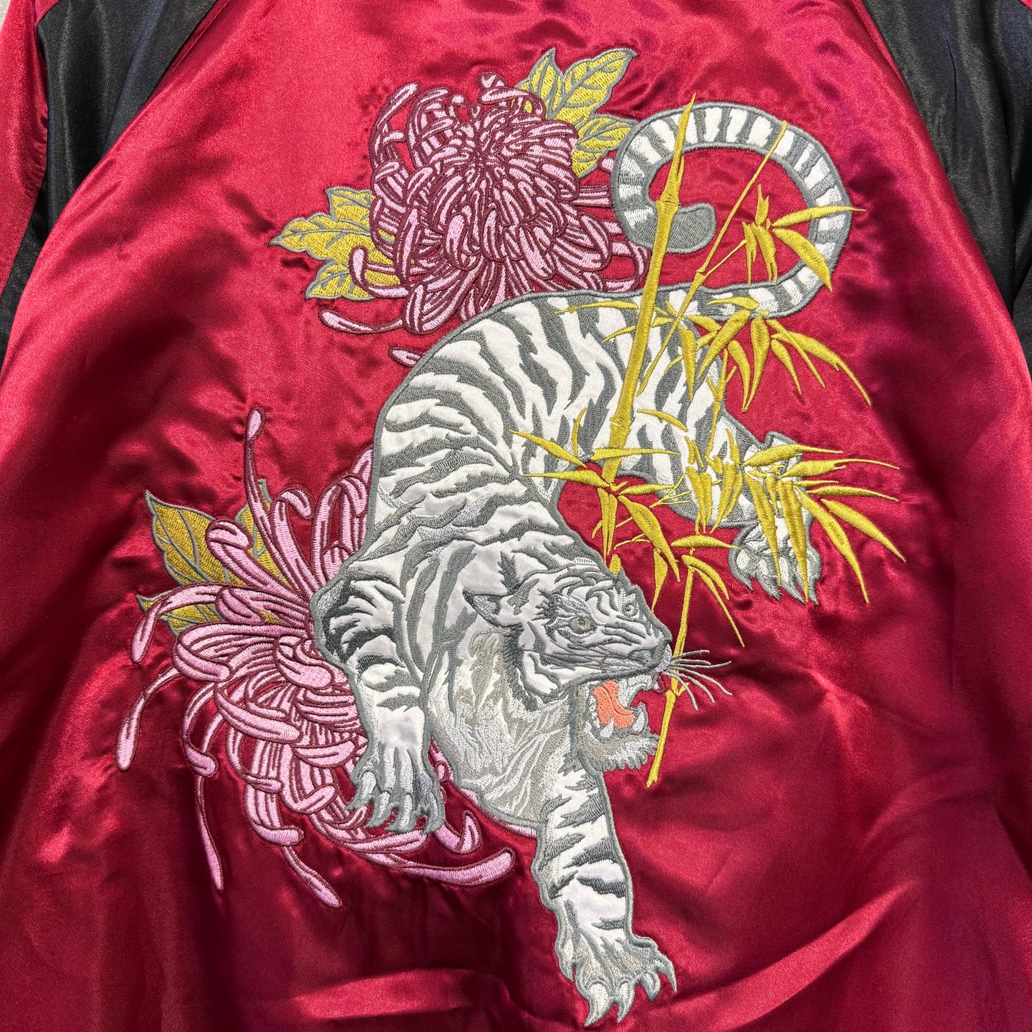 【新品未使用】SEKU リバーシブル スカジャン 和柄 虎 龍 日本