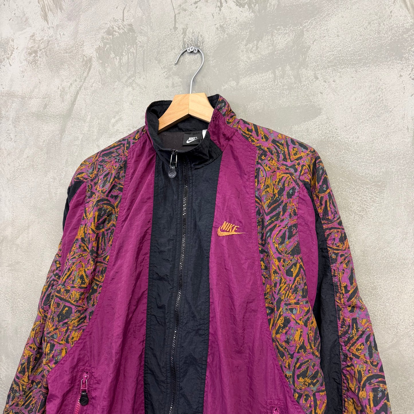 90's NIKE ナイロンジャケット クレイジーパターン