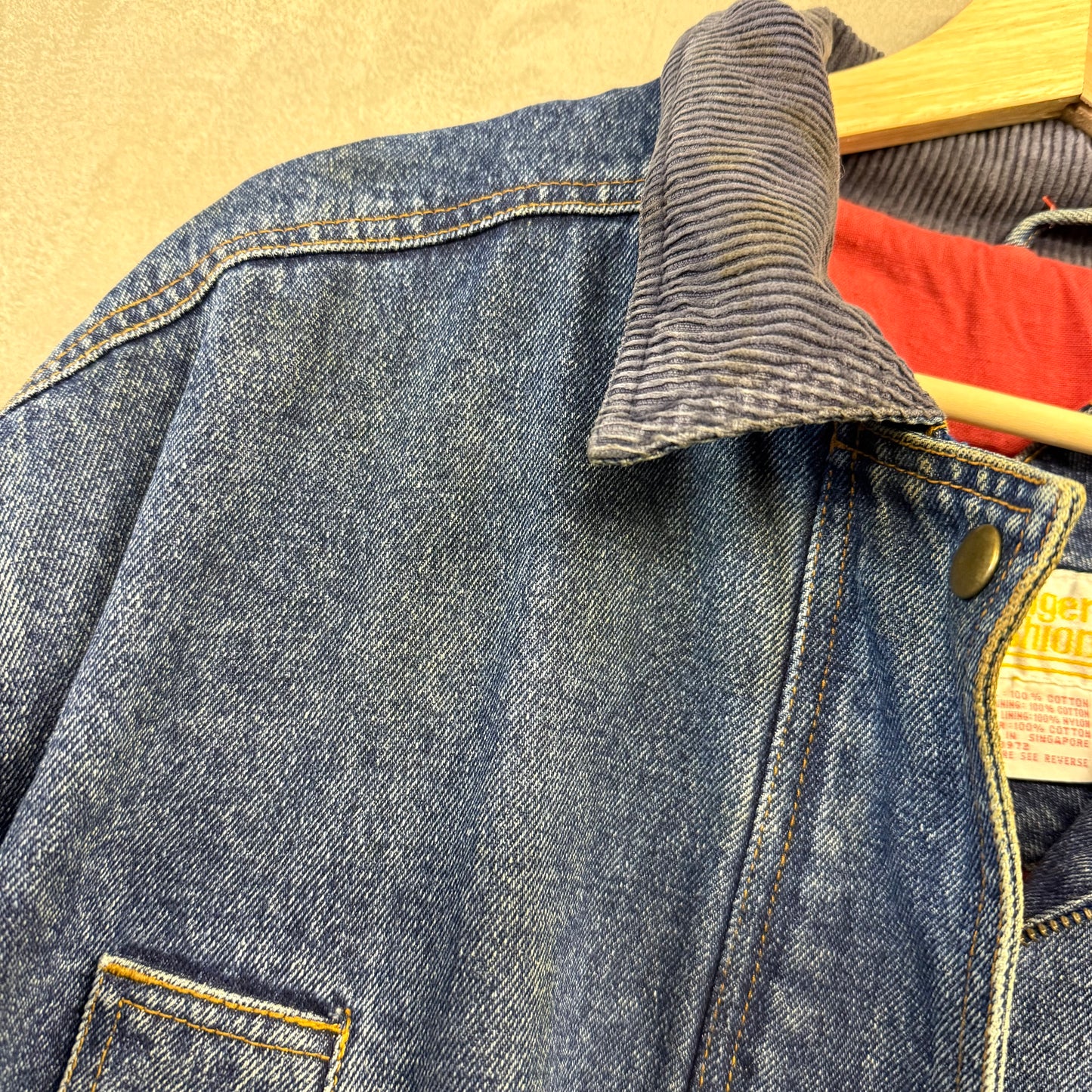 90's fingerhut fashions デニム カバーオール 中綿入り ハンティングジャケット