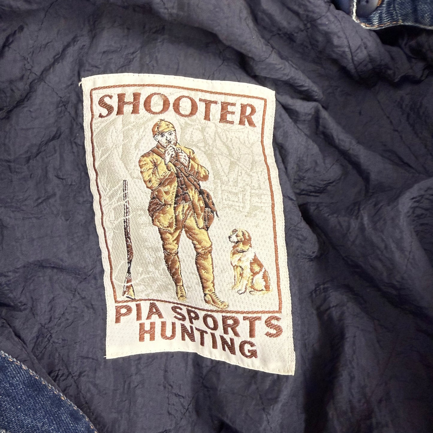 90's PIA SPORTS デニム ブルゾン ジャケット ライナー付き ピアスポーツ