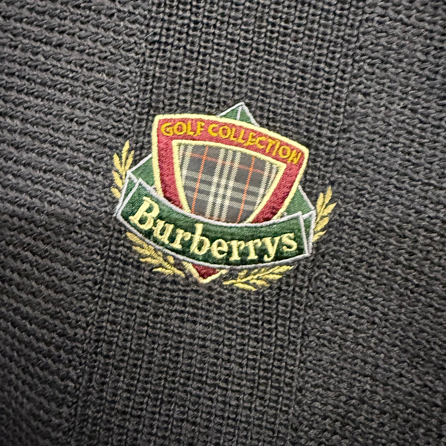 90's burberrys' 日本製 ニットセーター 羊毛 バーバリー