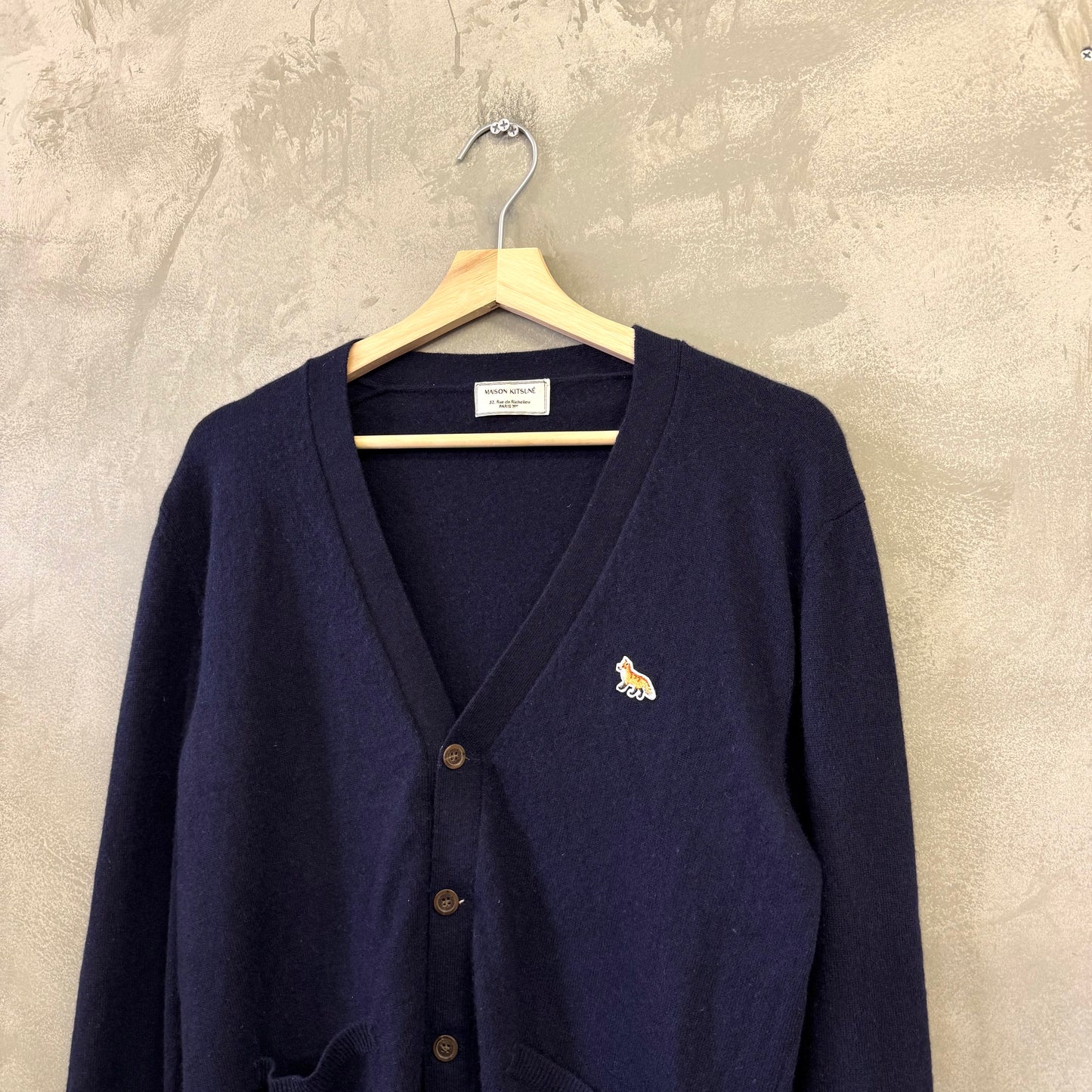 MAISON KITSUNE カシミヤ カーディガン ベイビーフォックス メゾンキツネ