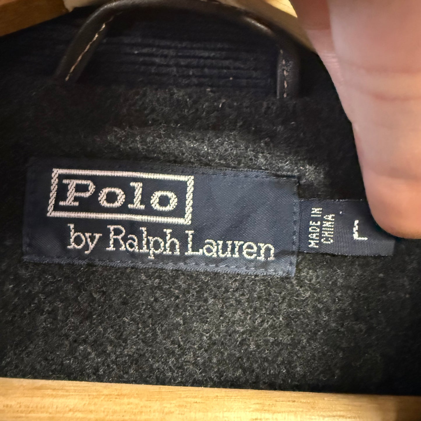 90's POLO by RALPH LAUREN オイルドジャケット コーデュロイ襟