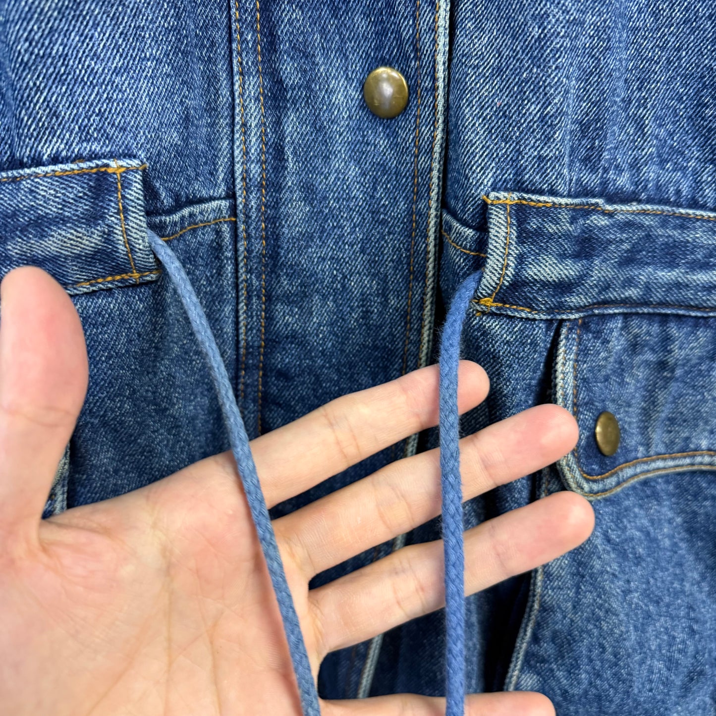 90's fingerhut fashions デニム カバーオール 中綿入り ハンティングジャケット