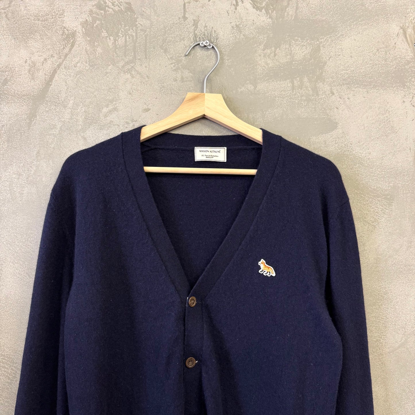 MAISON KITSUNE カシミヤ カーディガン ベイビーフォックス メゾンキツネ