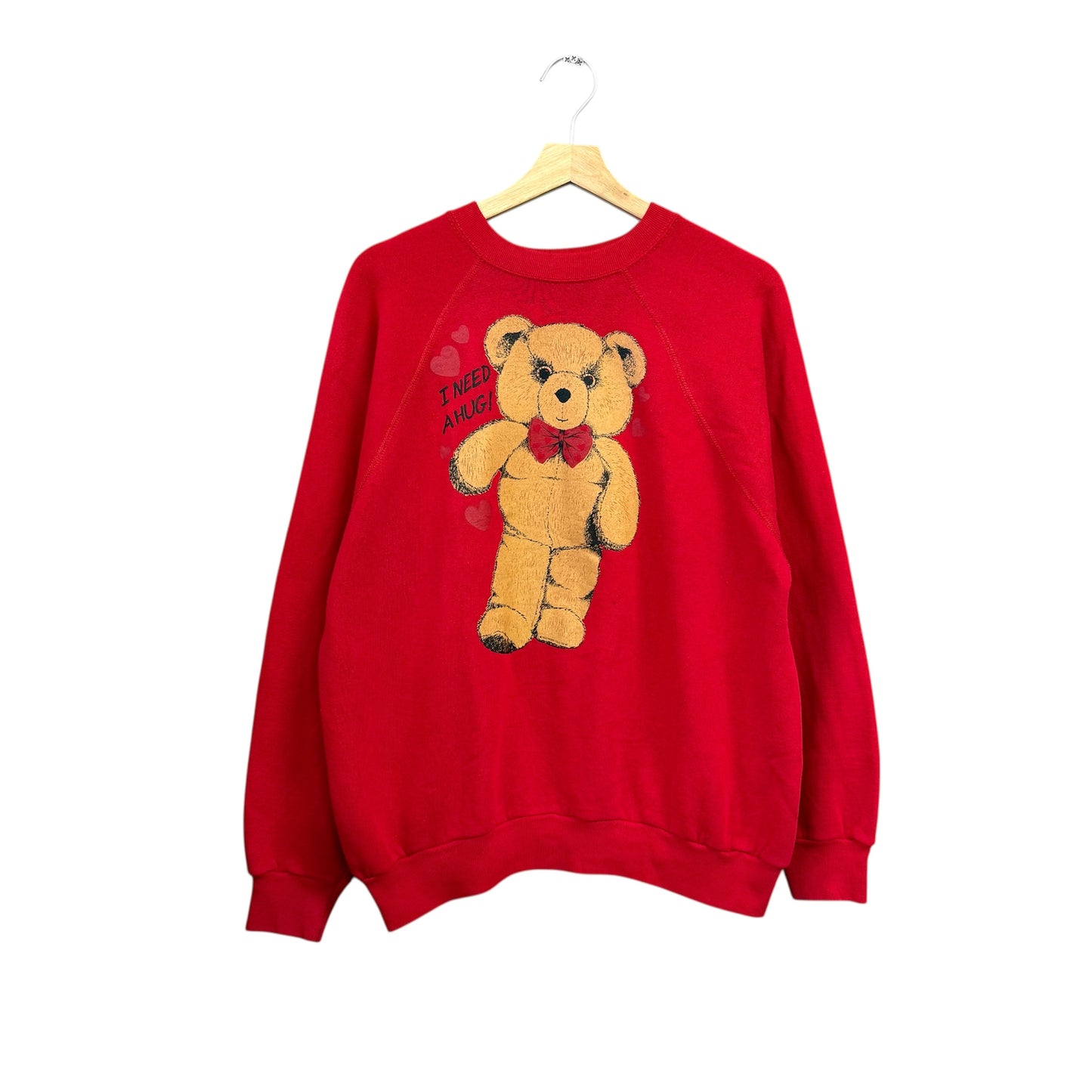 80's TULTEX USA製 スウェット トレーナー 熊 アニマル 動物