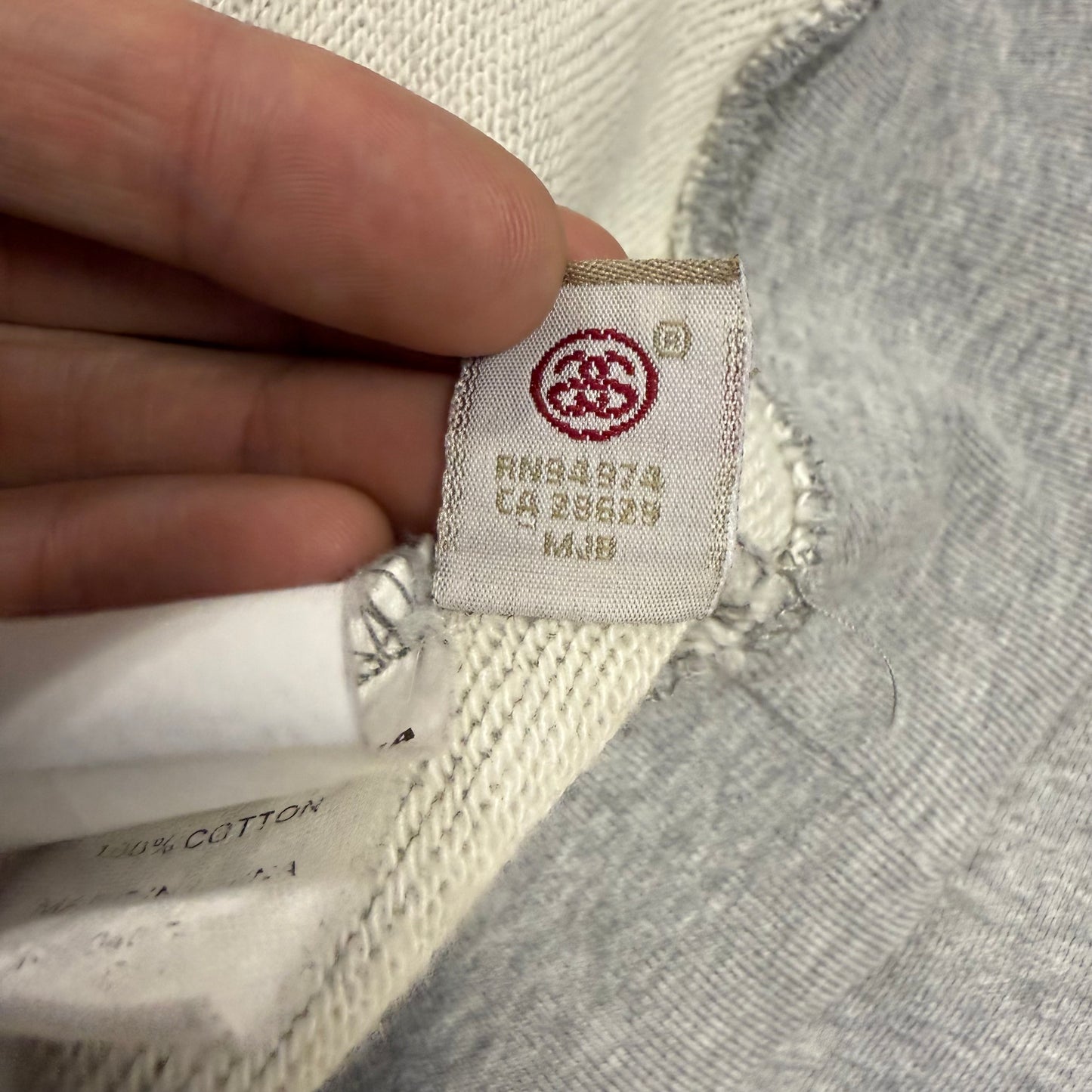 STUSSY TRIBE 刺繍ロゴ プルオーバー パーカー ステューシー