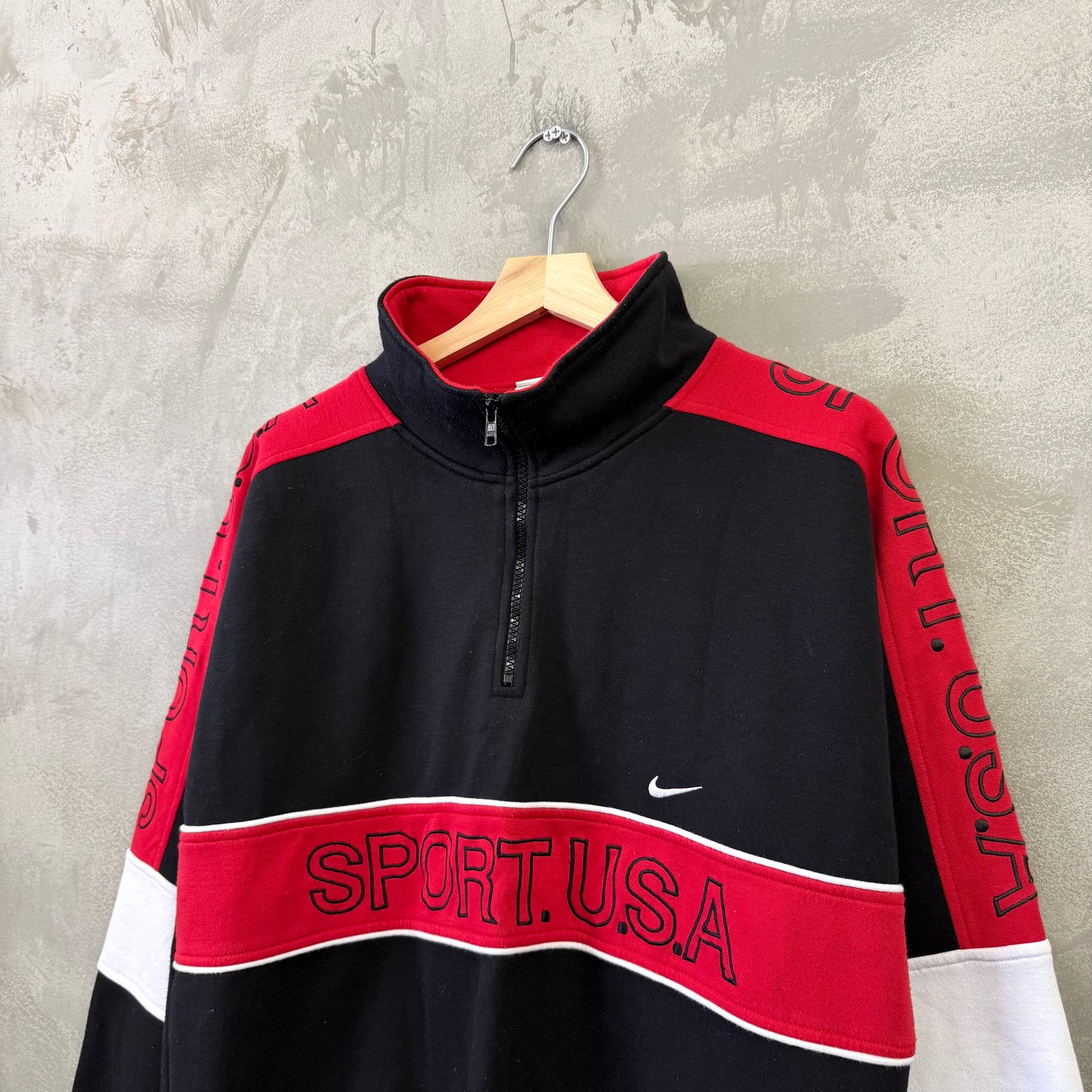 90's NIKE ハーフジップ スウェット トレーナー ナイキ