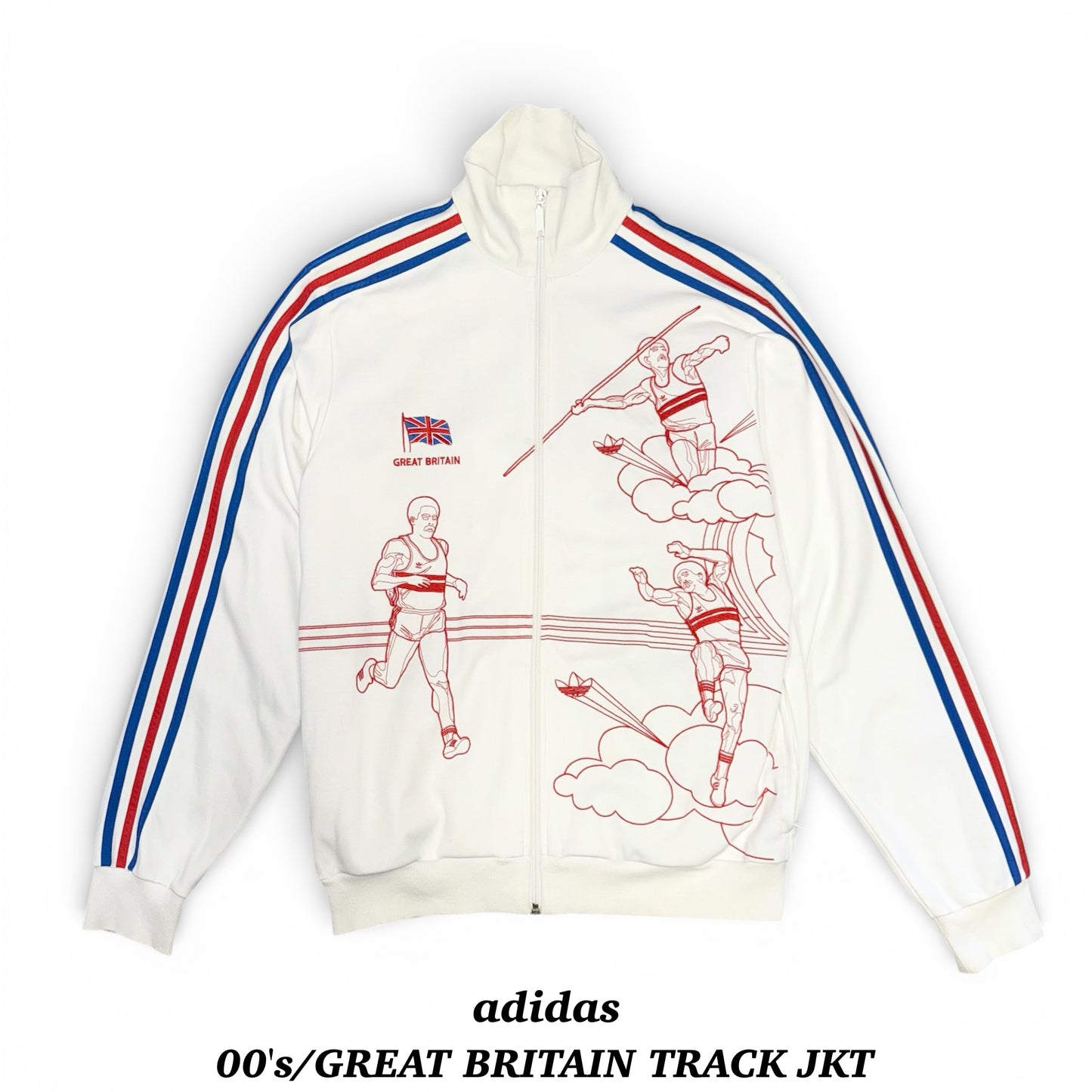 00's adidas GREAT BRITAIN TRACK  JKT