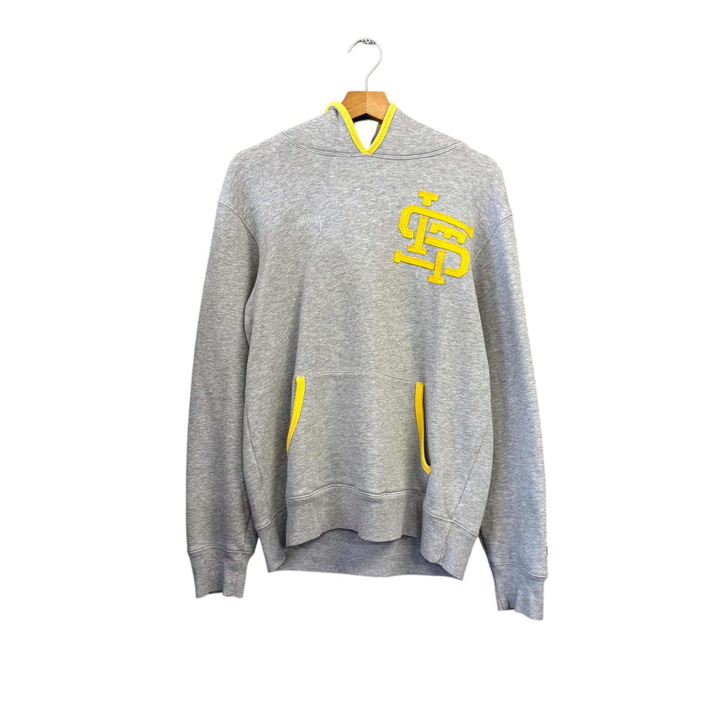 STUSSY TRIBE 刺繍ロゴ プルオーバー パーカー ステューシー