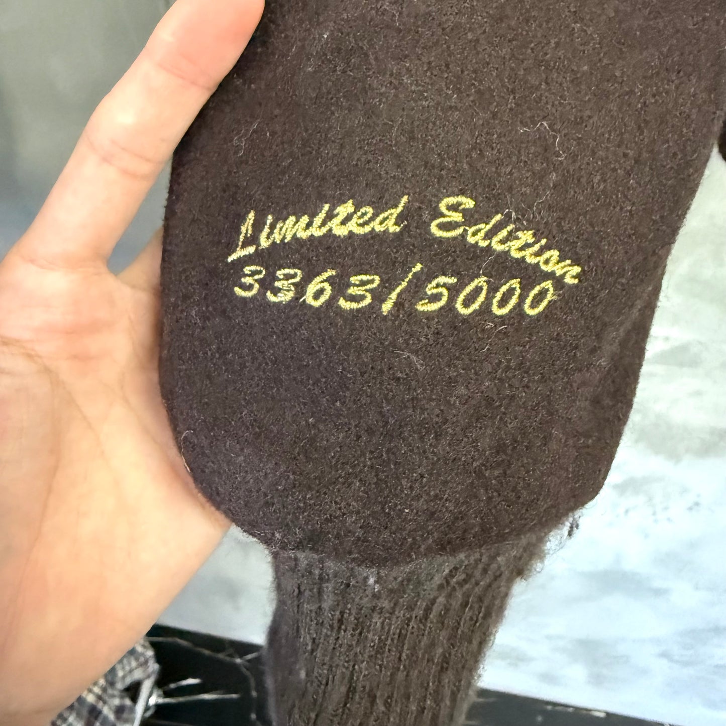 90's USA製 wrangler PBR ウール レザースタジャン