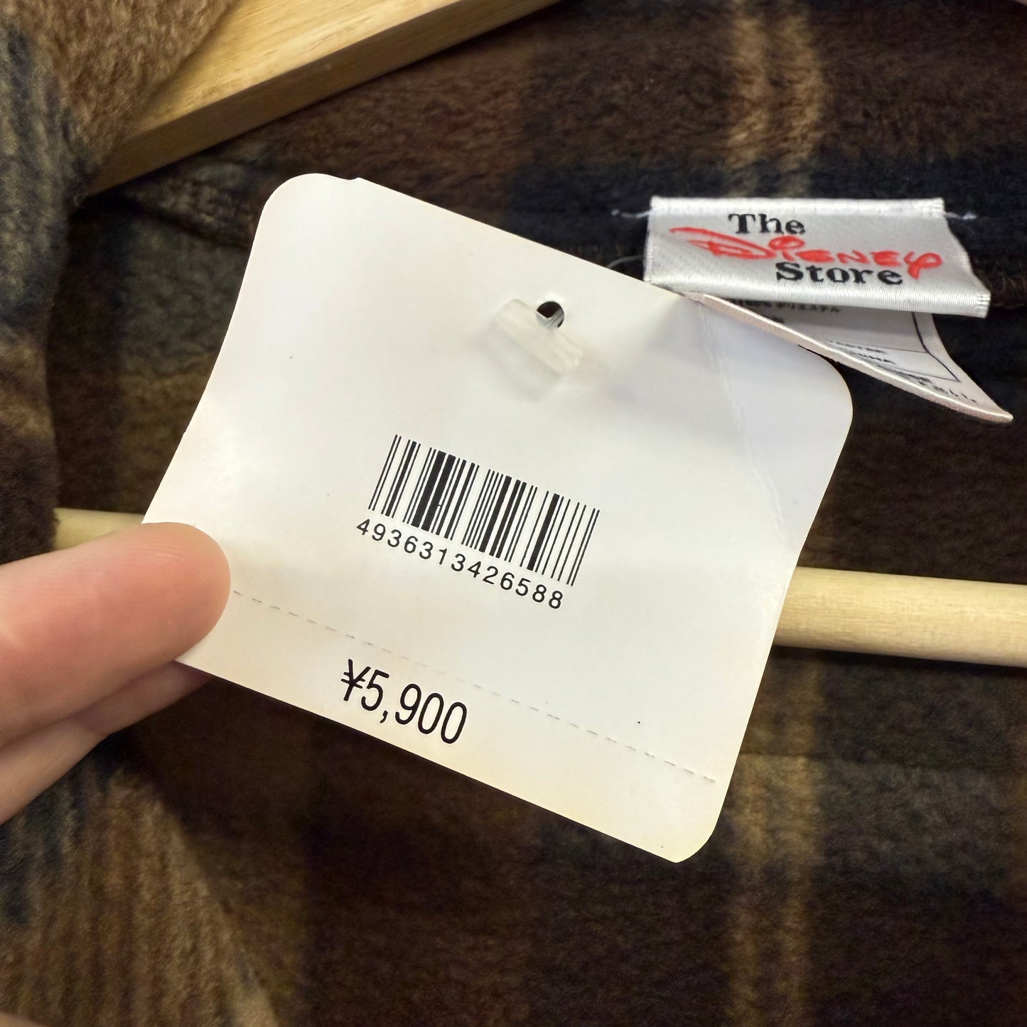 【新品】90's Disney store ハーフジップ フリース