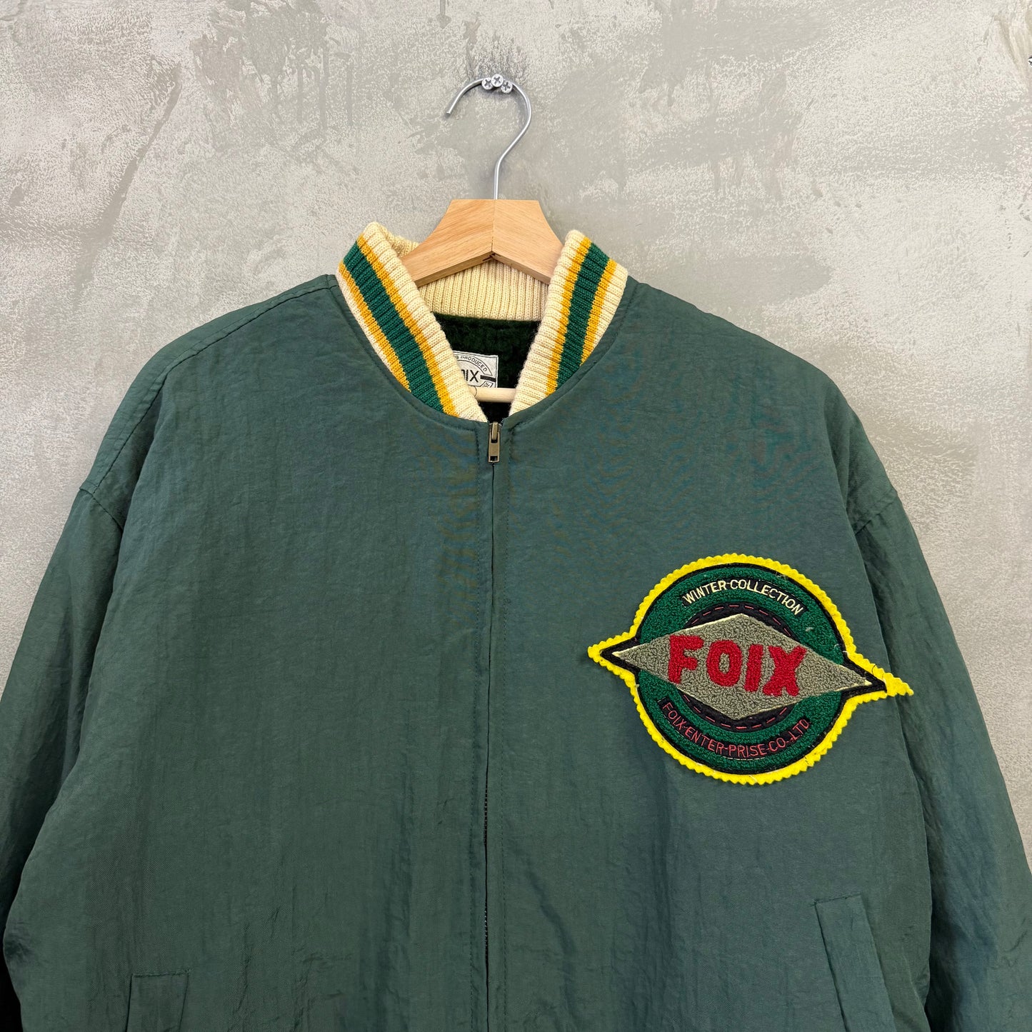 FOIX スタジャン 裏起毛 ジャケット