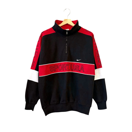 90's NIKE ハーフジップ スウェット トレーナー ナイキ