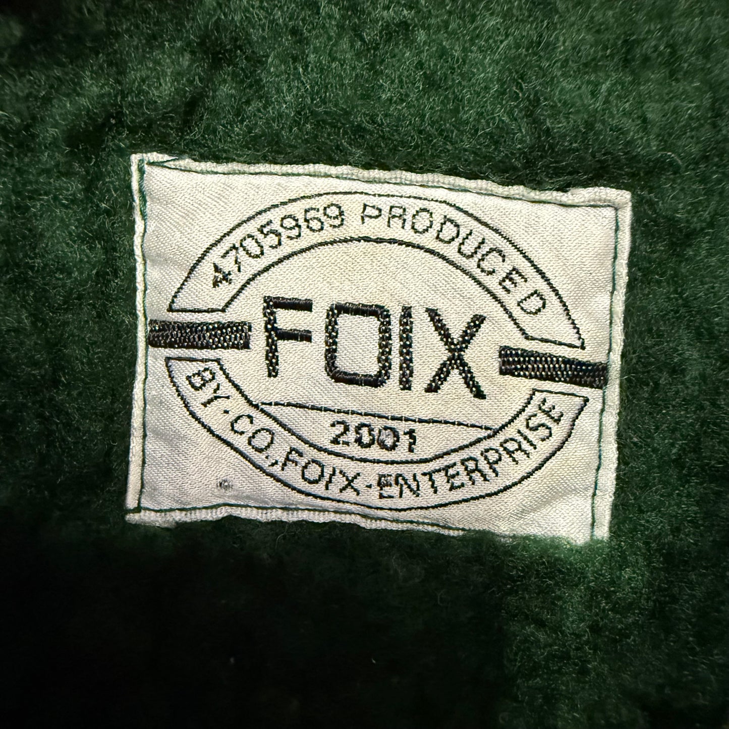 FOIX スタジャン 裏起毛 ジャケット