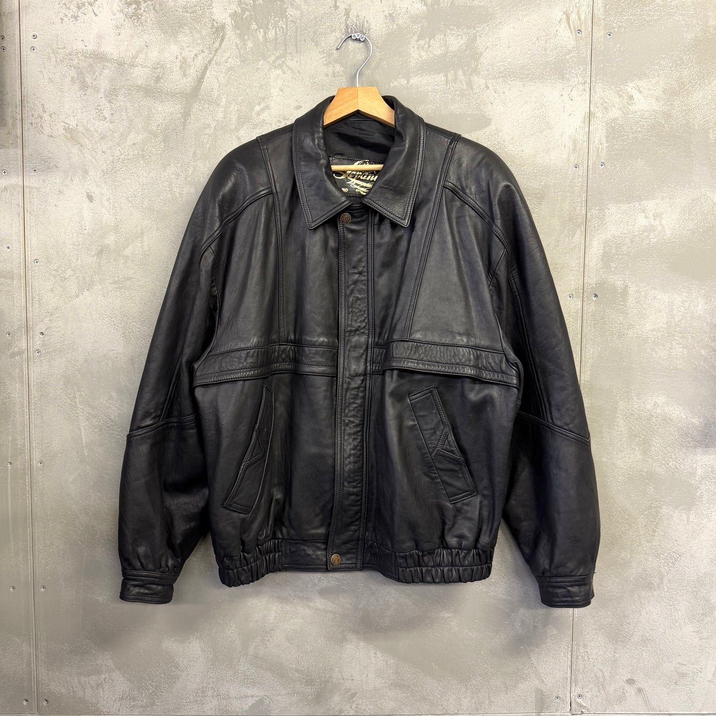 LEPANTO スペイン製 シープスキン レザージャケット ブルゾン 羊革