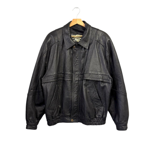 LEPANTO スペイン製 シープスキン レザージャケット ブルゾン 羊革