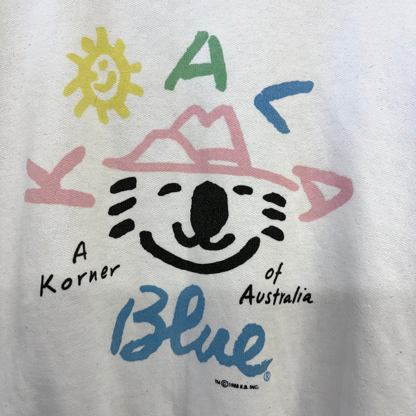 80's KOALA BLUE スウェット トレーナー オーストラリア製 動物